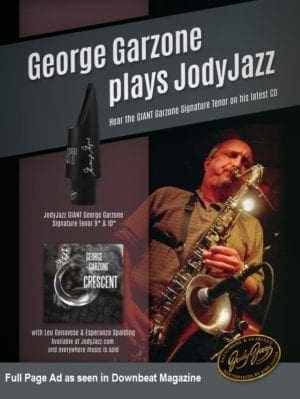 image of George Garzone JodyJazz Ad