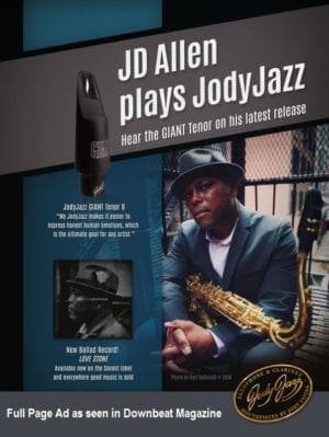 Image of JD Allen JodyJazz Ad